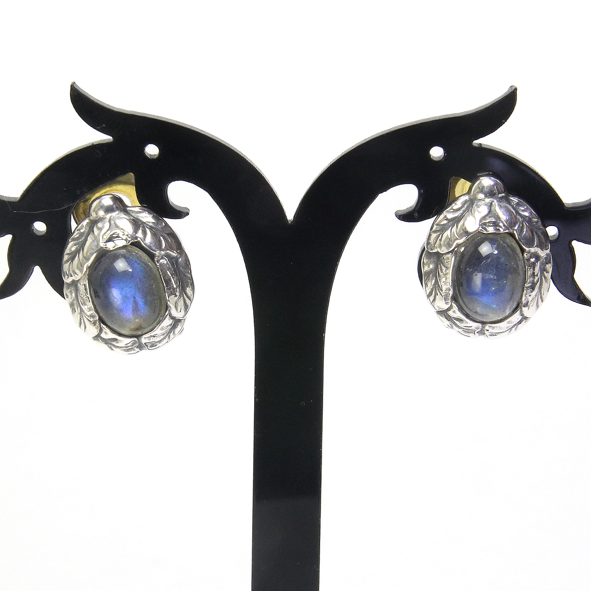 ジョージジェンセン 1997 イヤリング ラブラドライト GEORG JENSEN