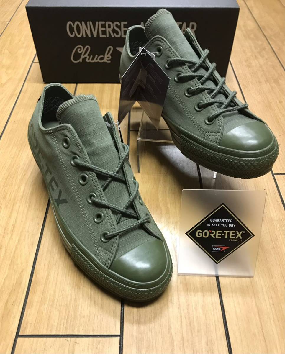 ☆新品・防水☆CONVERSE ALL STAR 100 GORE-TEX SIDELOGO OX コンバース　オールスター　100 ゴアテックス　サイドロゴ　チャックテイラー_画像2