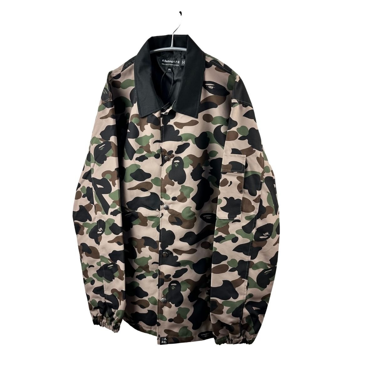 新しい到着 X 【新品】BAPE A.P.C. 2XL JACKET COACH CAMO ジャンパー