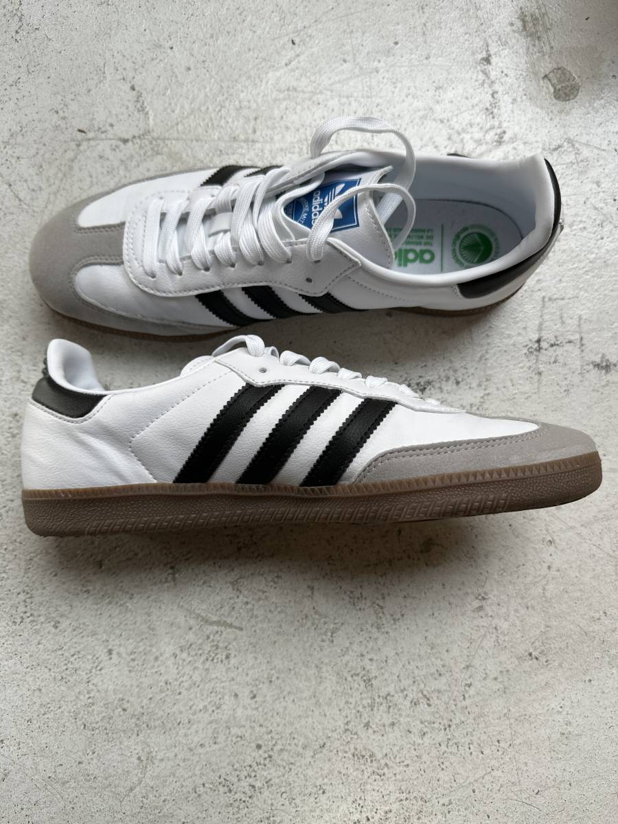 Adidas SAMBA VEGAN US9 ヴィーガン メンズ 27cm アディダス 白黒