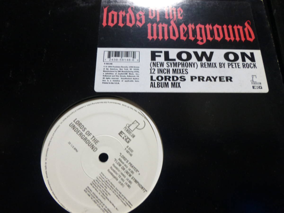 【pete rock/us original】lords of the underground/flow on_画像1