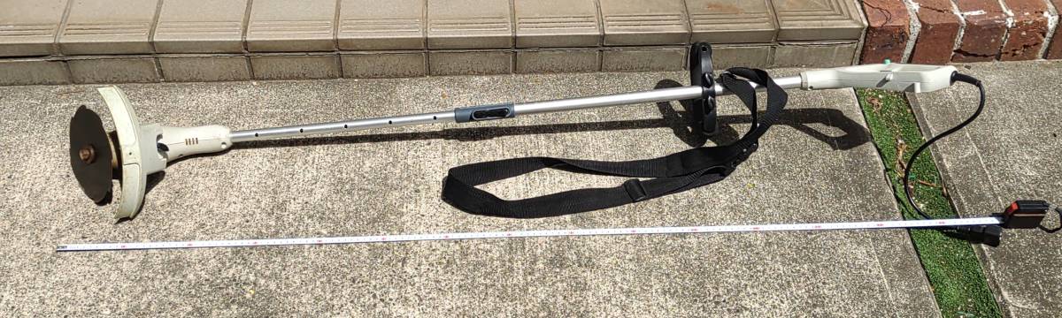 電動草刈り機 金属刃 有線 GTW-160 GREEN ART 刈払い 動作確認済み