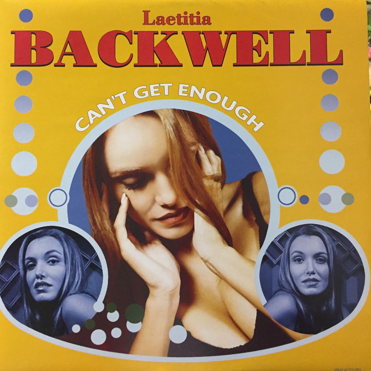 【正規再発】Laetitia Backwel / Can't Get Enough / Da Groove Mix, Original Soul Mix, Club Mix_画像1