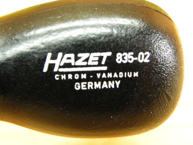  out of print ^ triangle grip HAZET is Z 835-02 + plus stabi - Driver No.2 number * Germany made 