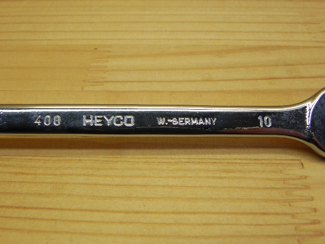 古い HEYCO コンビネーション レンチ10mm 400-10 *W-GERMANY_画像2