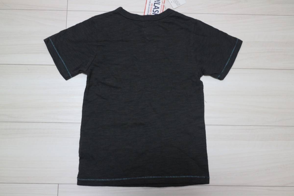 * new goods unused tag attaching * DILASHti Rush short sleeves T-shirt charcoal check 130!!