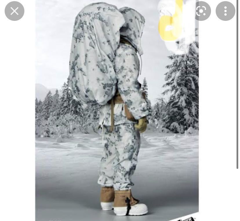 米軍放出品　アメリカ海兵隊　USMC MARPAT マーパットスノーデジタル迷彩　ILBE バッグ フィールドパック用カバー　中古 実物　冬型_画像7