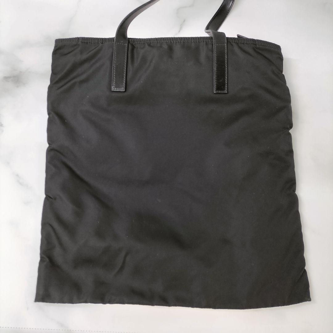 KK045 PRADA プラダ ナイロン トートバッグ ハンドバッグ 黒 | charcas