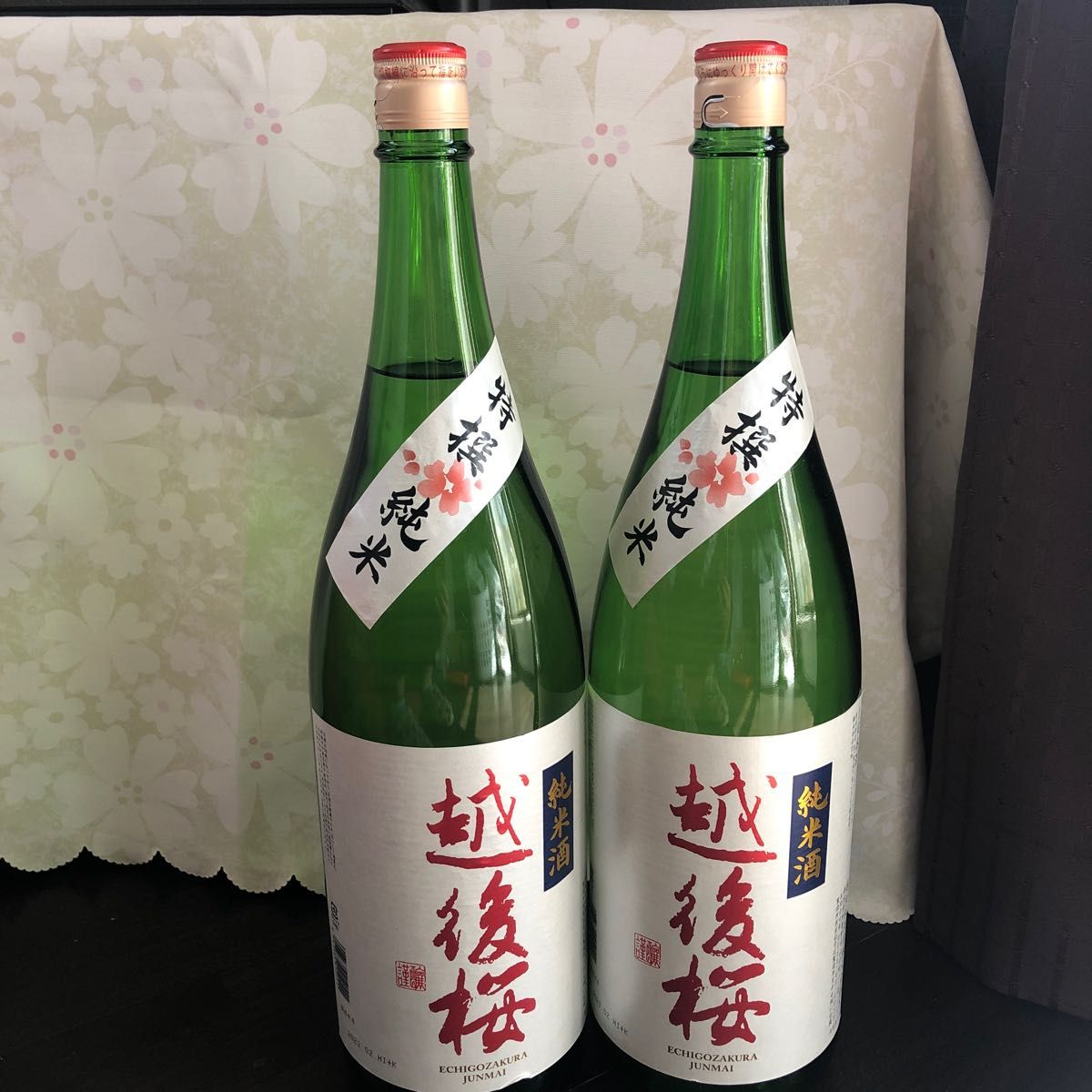 激安な 送料無料 越後桜酒造 特撰純米酒 越後桜 1800ml 1.8L×6本