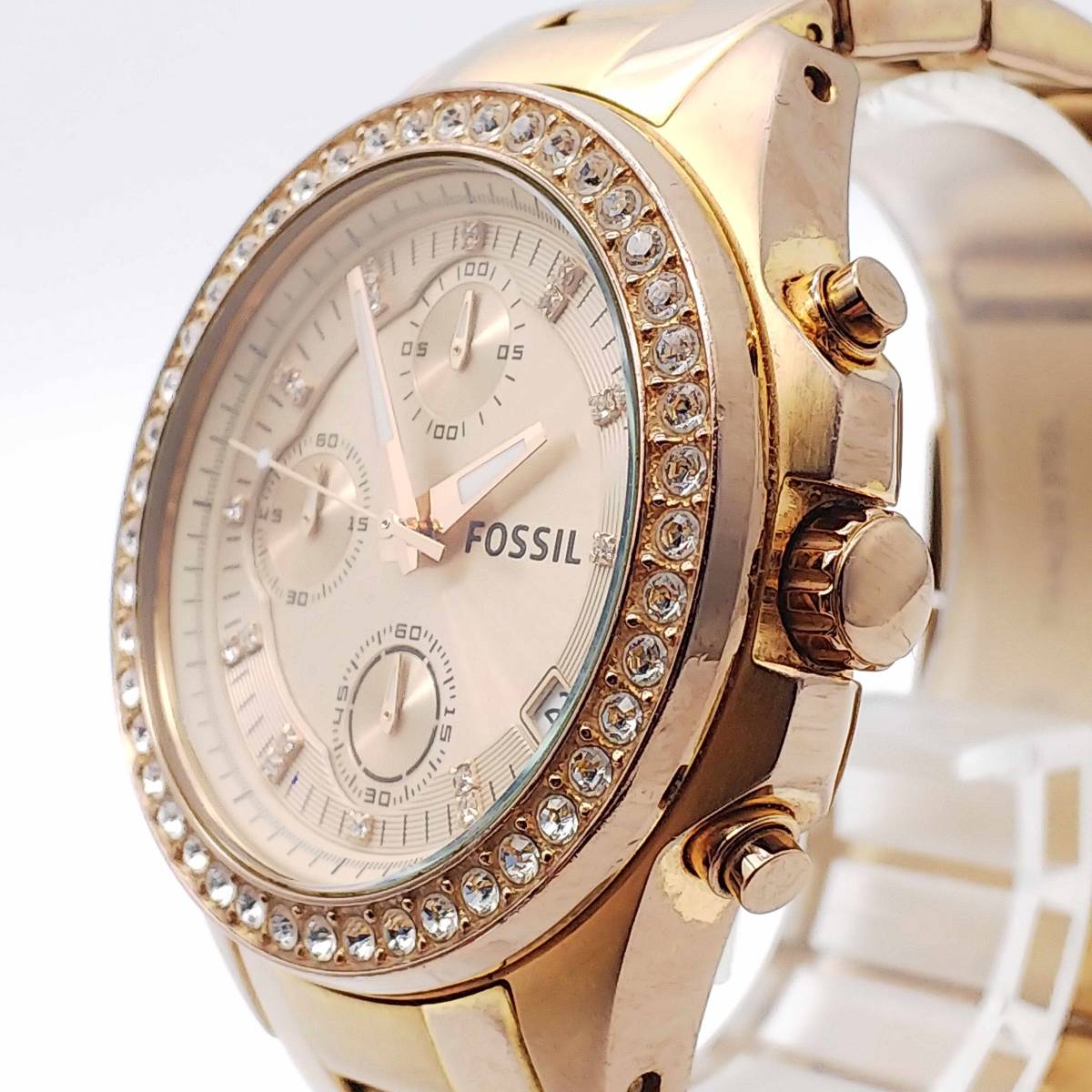 送料無料【電池交換済】☆フォッシル☆Fossil☆Decker☆クロノグラフ