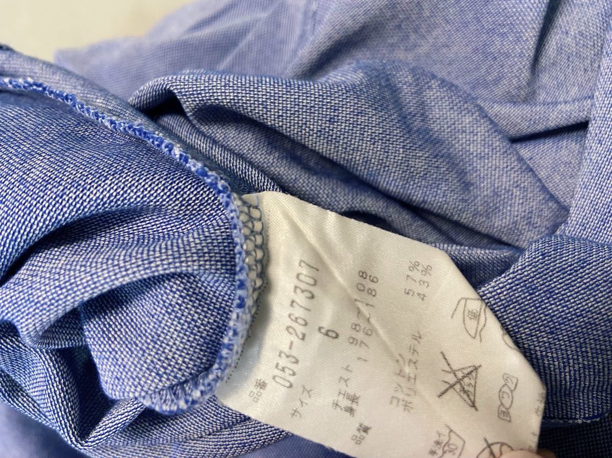 PG パーリーゲイツ ハーフジップシャツ 半袖シャツ メンズXL サイズ6の画像6