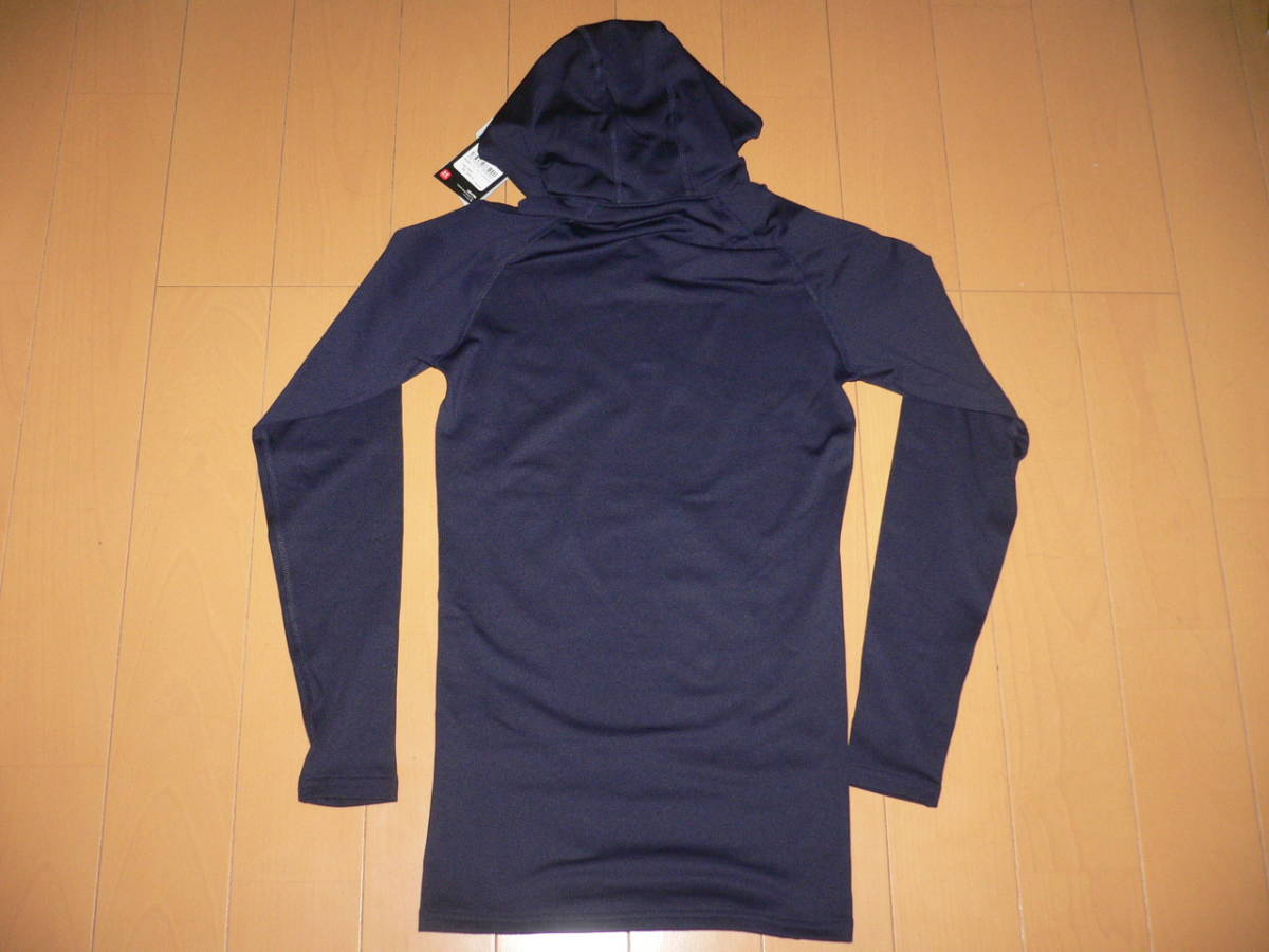 * новый товар Under Armor длинный рукав нижняя рубашка 1305615 темно-синий 410 MD UA CG ARMOUR FITTED HOODY UNDER ARMOUR NAVY M бейсбол Parker *