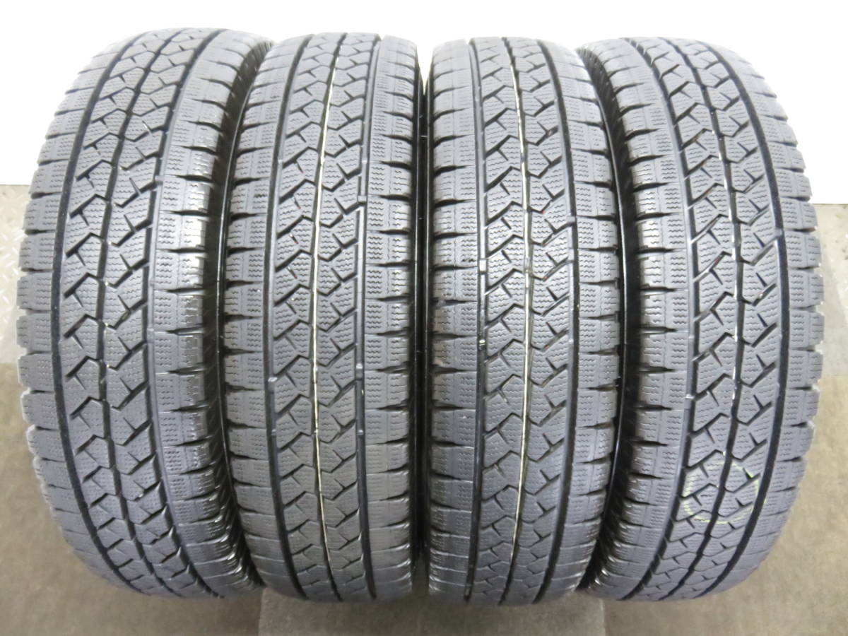 引取大歓迎！165/80R14 91/90N LT　冬4本 2019年製　ブリヂストン ブリザック BRIDGSTOnE BLIZZAK VL1　CO4-3-2_画像1