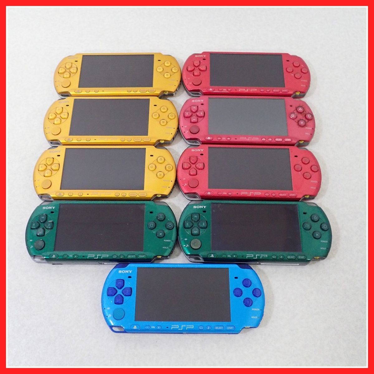 PSP プレイステーション・ポータブル PSP-3000 本体 まとめて9台セット ソニー SONY ジャンク【10 