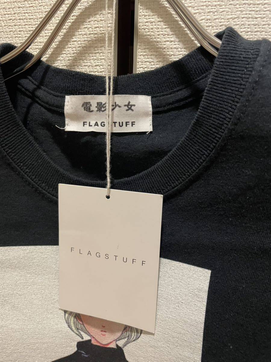 電影少女 フラグスタフ 桂正和 コラボ F-LAGSTUF-F FLAGSTUFF Tシャツ S ビデオガール 天野あい 希少品_画像3