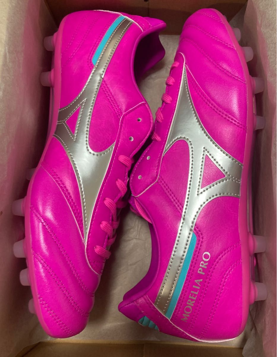 優先配送 日本未発売 MIZUNO ミズノ モレリア2 プロ AG 27.0cm ピンク