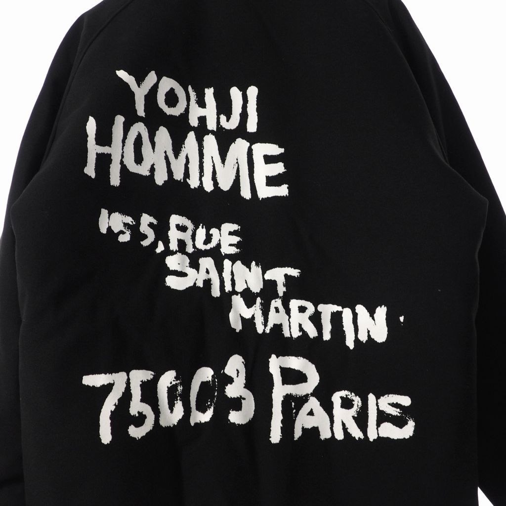 ヒート コーチジャケット Yohji Yamamoto FW22 ハンドペイントロゴ