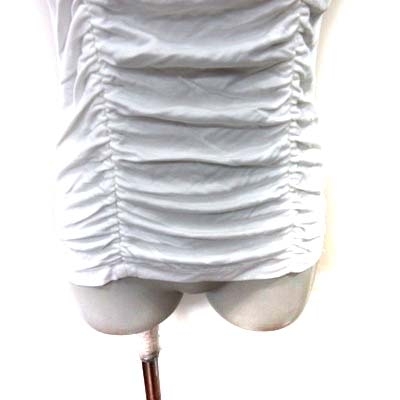アンタイトル UNTITLED Tシャツ カットソー シャーリング 半袖 4 白 ホワイト /YI レディース_画像3