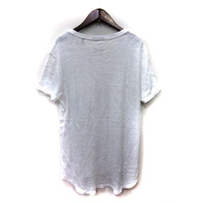 エーティーエム ATM Tシャツ カットソー 半袖 XS 白 ホワイト /YI メンズ_画像4