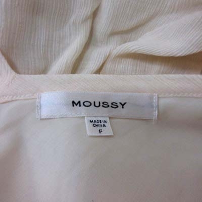 マウジー moussy ブラウス プルオーバー 半袖 F 黄色 イエロー /YI レディース_画像6