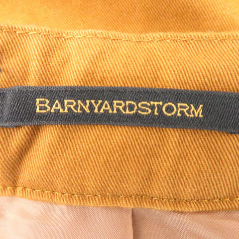 バンヤードストーム BARNYARDSTORM フレアスカート ロング丈 無地 0 マスタード /YK7 レディース_画像5