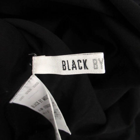 ブラック バイ マウジー BLACK by moussy カットソー ラウンドネック ノースリーブ チュール 切替 F 黒 ブラック /HO48 レディース_画像4