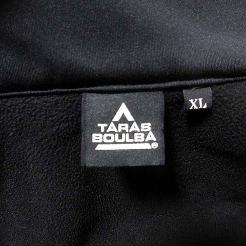 TARAS BOULBA タラスブルバ 防風ボンディングフリースジャケット TBM-F21-014-048 黒 ブラック ジップアップ XL 大きいサイズ アウトドアウ_画像3