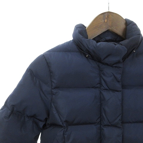  il gfoil gufo down coat long height ratio wing front button A16GP166N0031 navy blue navy approximately 130cm Kids 