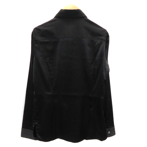  Barneys New York BARNEYS NEW YORK рубашка блуза длинный рукав одноцветный чёрный черный /YK29 женский 