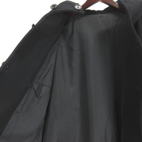 ヨウジヤマモト YOHJI YAMAMOTO フード パーカー ロング コート ウール