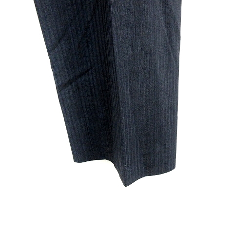 リーガル REGAL パンツ スラックス テーパード センタープレス 薄手 ストライプ 94 紺 ネイビー ボトムス /MO メンズ_画像6