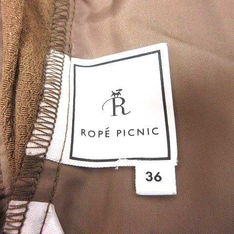ロペピクニック ROPE Picnic テーパードパンツ ドット 36 茶 ブラウン /YK レディース_画像5