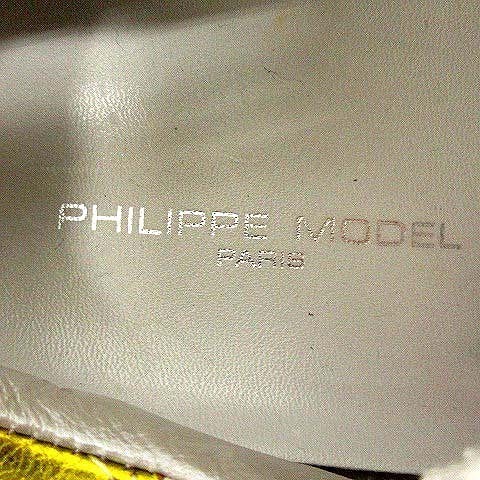 フィリップモデル PHILIPPE MODEL スニーカー シューズ スエード メッシュ 37 白 ホワイト /KS24 レディース 【ベクトル 古着】_画像6