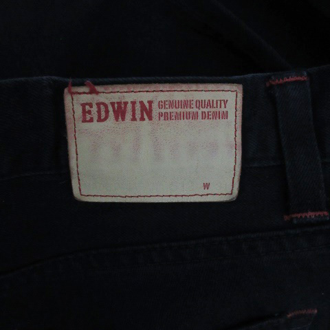  Edwin EDWIN Denim брюки джинсы ботинки cut брюки лодыжка длина 31 черный чёрный /YM4 мужской 