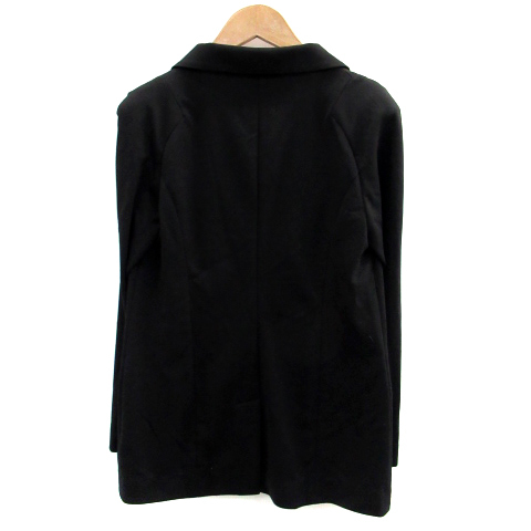  unused goods m Roo aMURUA tailored jacket middle height single button plain F black black /SM5 lady's 