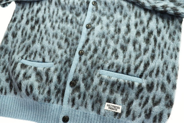 ワコマリア WACKO MARIA 22AW LEOPARD MOHAIR CARDIGAN レオパード