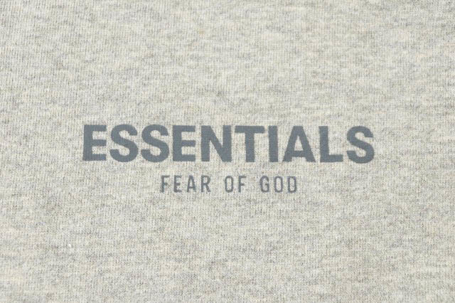 エフオージー エッセンシャルズ フィアオブゴッド FOG ESSENTIALS FEAR OF GOD 22AW Logo Flocked Sweatshirt スウェット トレーナー M グの画像8