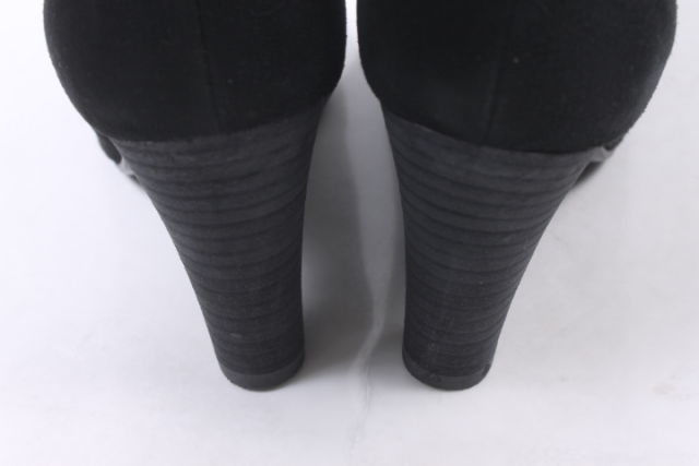  Diag Ram Grace Continental Diagram GRACE CONTINENTAL boots knee-high belt suede 36 black black lady's [bektoru