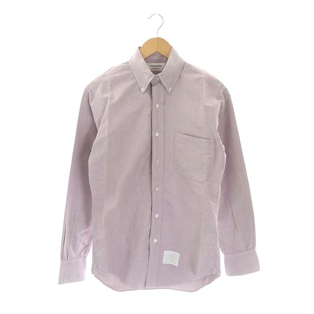 トムブラウン THOM BROWNE コットン BD シャツ ボタンダウン 長袖 1