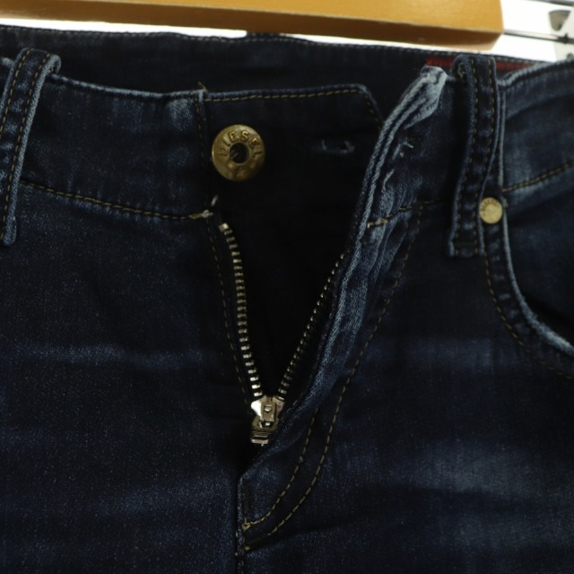  дизель DIESEL grupee Jog Denim стрейч обтягивающие джинсы брюки джинсы Zip fly повреждение обработка 25 темно-синий темно-синий 