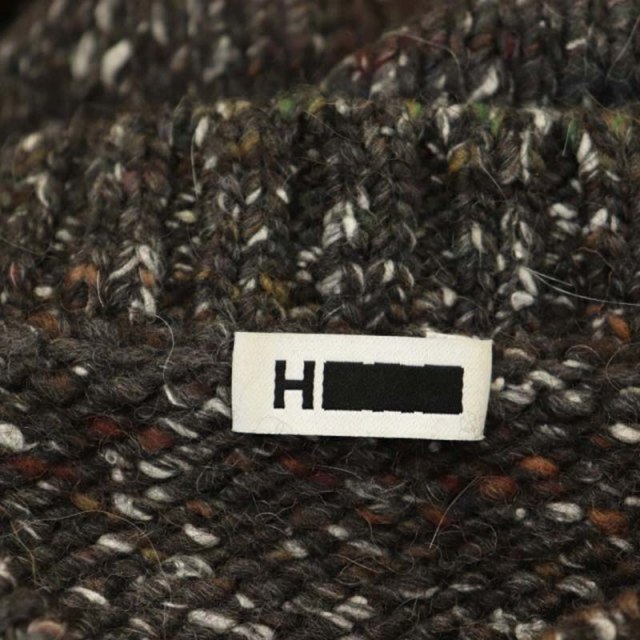 エイチビューティアンドユース H BEAUTY&YOUTH ALPACA COLOR V NECK KNIT Vネックニット セーター アルパカシルク混 長袖_画像3