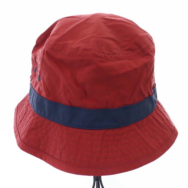 カシラ CA4LA ハット 帽子 ナイロン L 赤 紺 レッド ネイビー /MF ■OS レディースの画像3