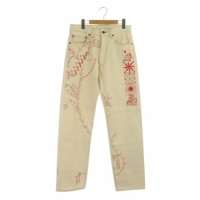 コッキ KHOKI 22AW SUZANI COLLAGE TROUSER ECRU デニムパンツ