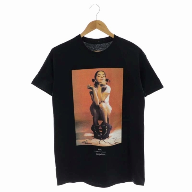 ジャーナルスタンダード × ケビン カミンズ × ビョーク Bjork Tシャツ カットソー プリント 半袖 M 黒 ブラック /DF OS メンズ 