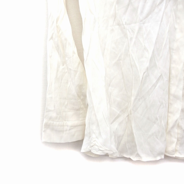  ef-de ef-de shirt blouse long sleeve plain . pocket .. feeling 9 eggshell white white /FT13 lady's 