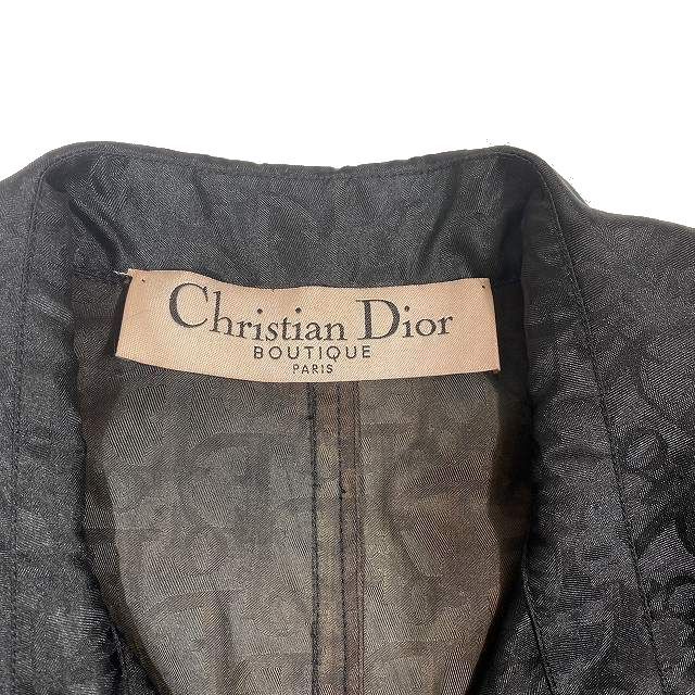 05AW クリスチャンディオール Christian Dior ジョンガリアーノ期 トロッター柄 ディオリッシモ モノグラム トレンチコート_画像5