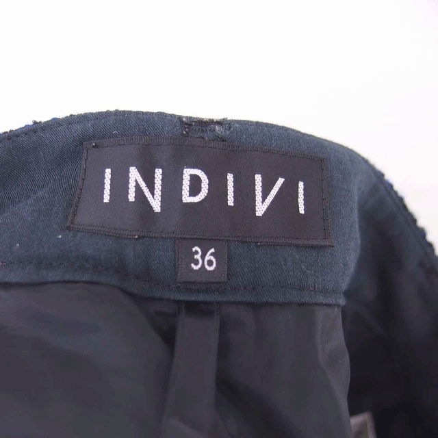  Indivi INDIVI шорты толстый ламе шерсть 36 blue black синий чёрный /TT19 женский 