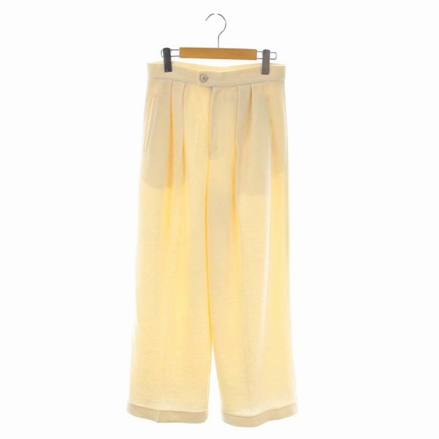  Galerie Vie Tomorrowland стрейч молдинг s gold конические брюки широкий tuck шерсть 36 слоновая кость /DO #OS женский 