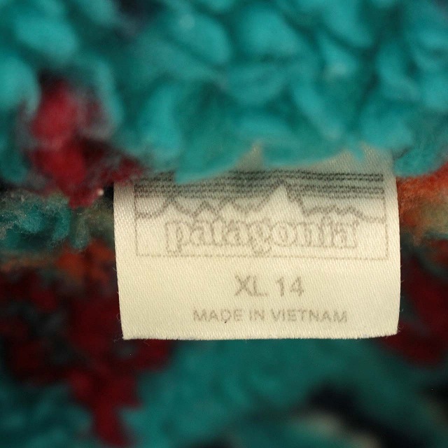 パタゴニア Patagonia キッズ ボーイズ インファーノ 裏ボア マウンテンパーカー ナイロン ジャケット 14 ネイビー_画像4