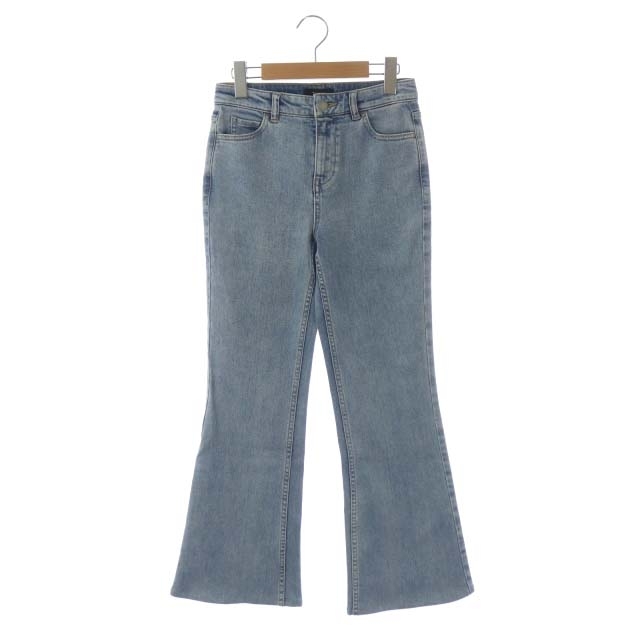 セオリー 23SS Classic ST Denim LR Demitria HC デニムパンツ ジーンズ ワイド バギー ジッパーフライ 023 ライトブルー ■SH レディース